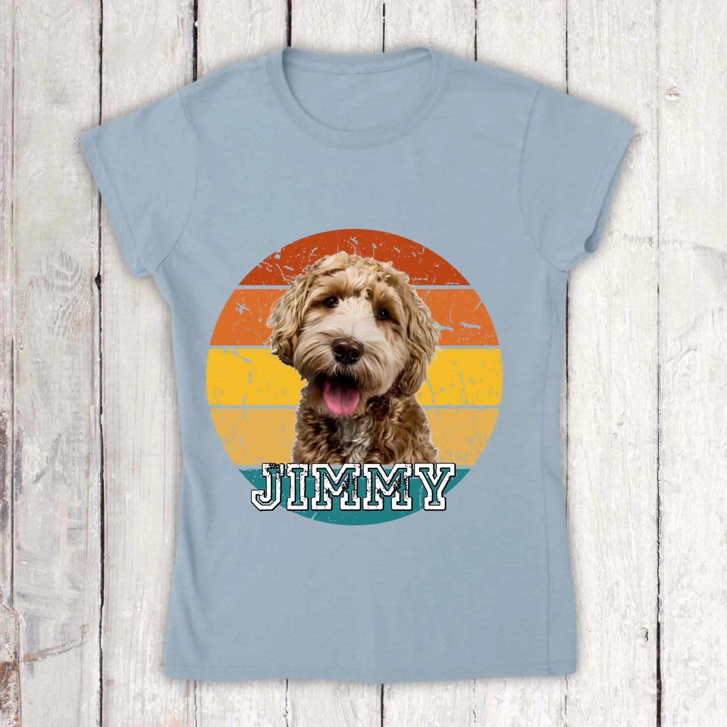 Vintage - Individuelles Foto T-Shirt