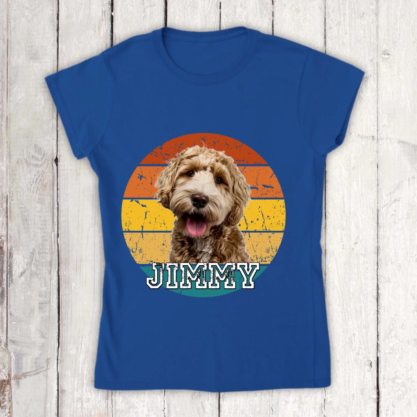 Vintage - Individuelles Foto T-Shirt