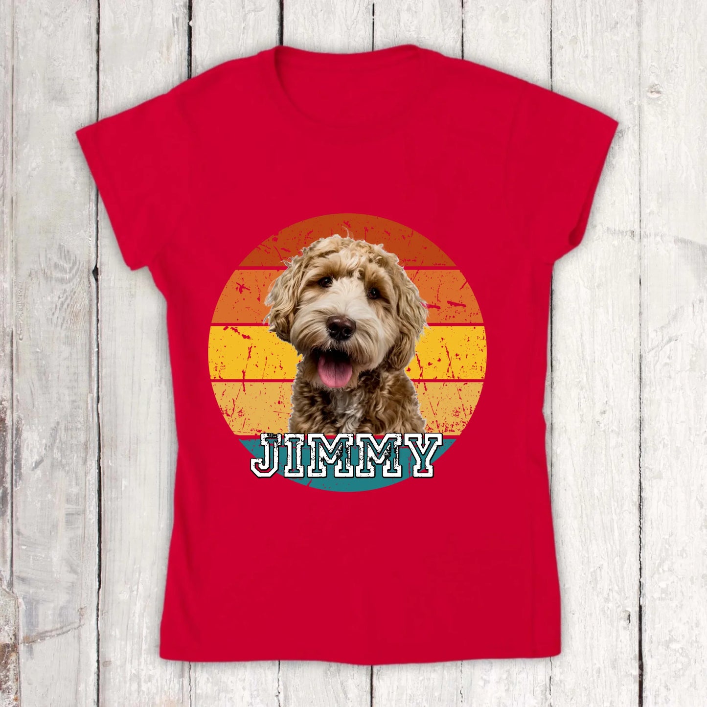 Vintage - Individuelles Foto T-Shirt