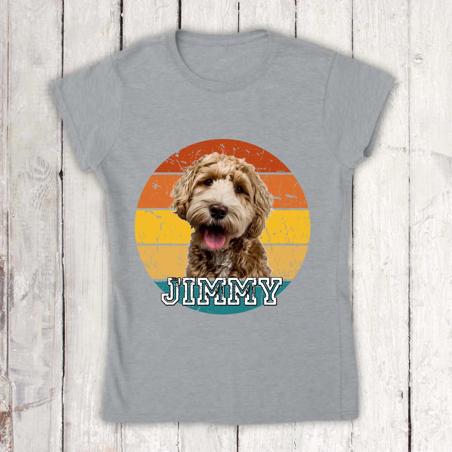 Vintage - Individuelles Foto T-Shirt