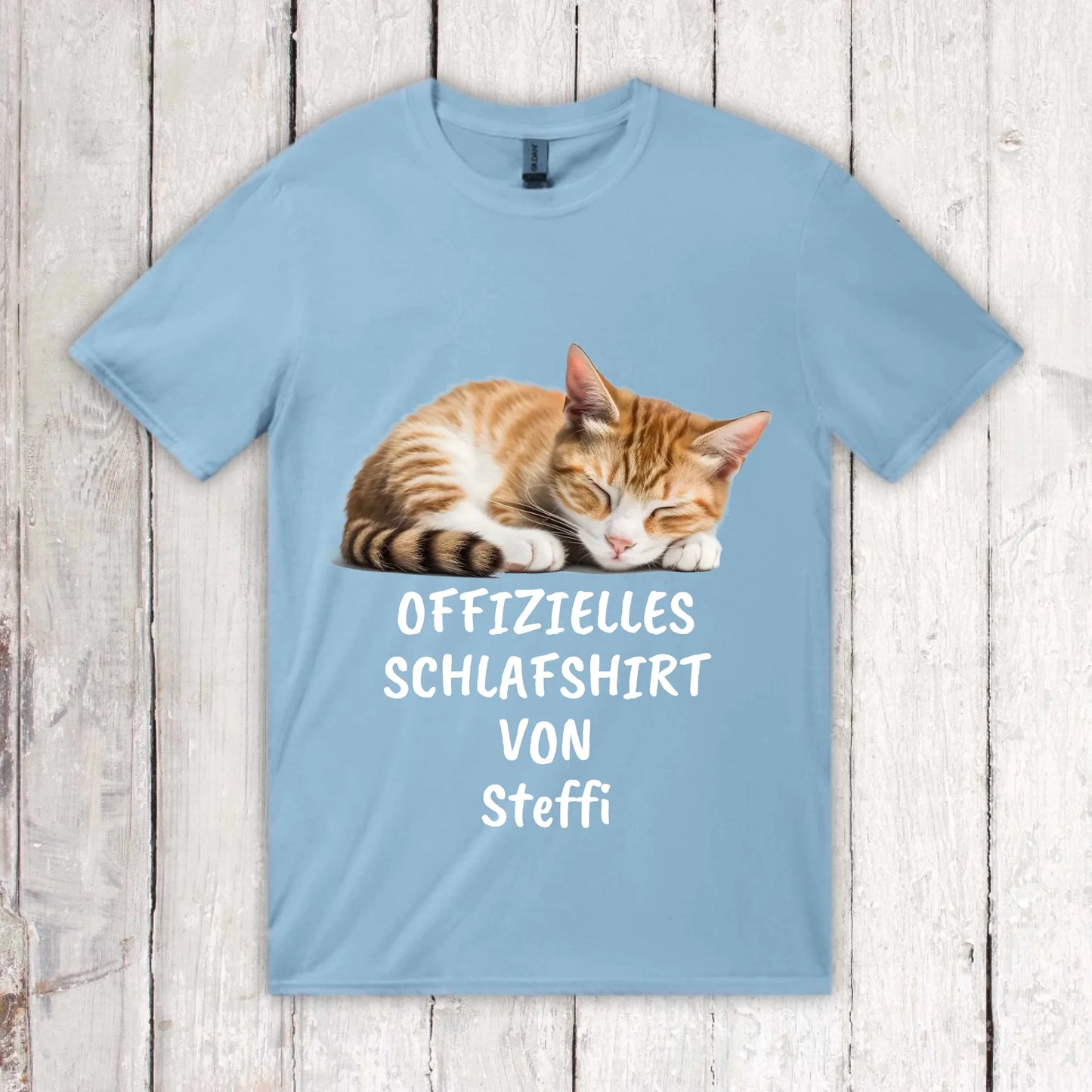 Offizielles Schlafshirt mit deinem Foto - Individuelles T-Shirt