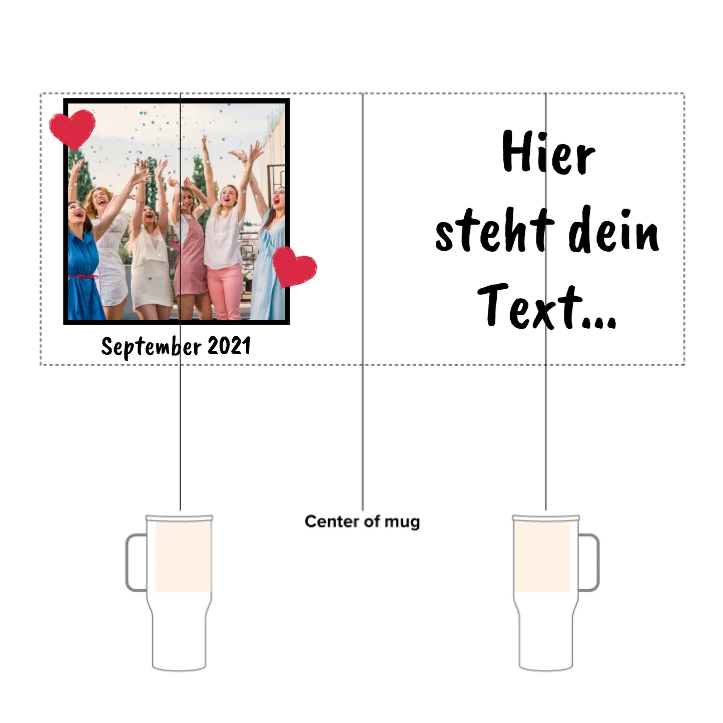 Mit deinem Foto und Text - individueller Quencher | Thermobecher