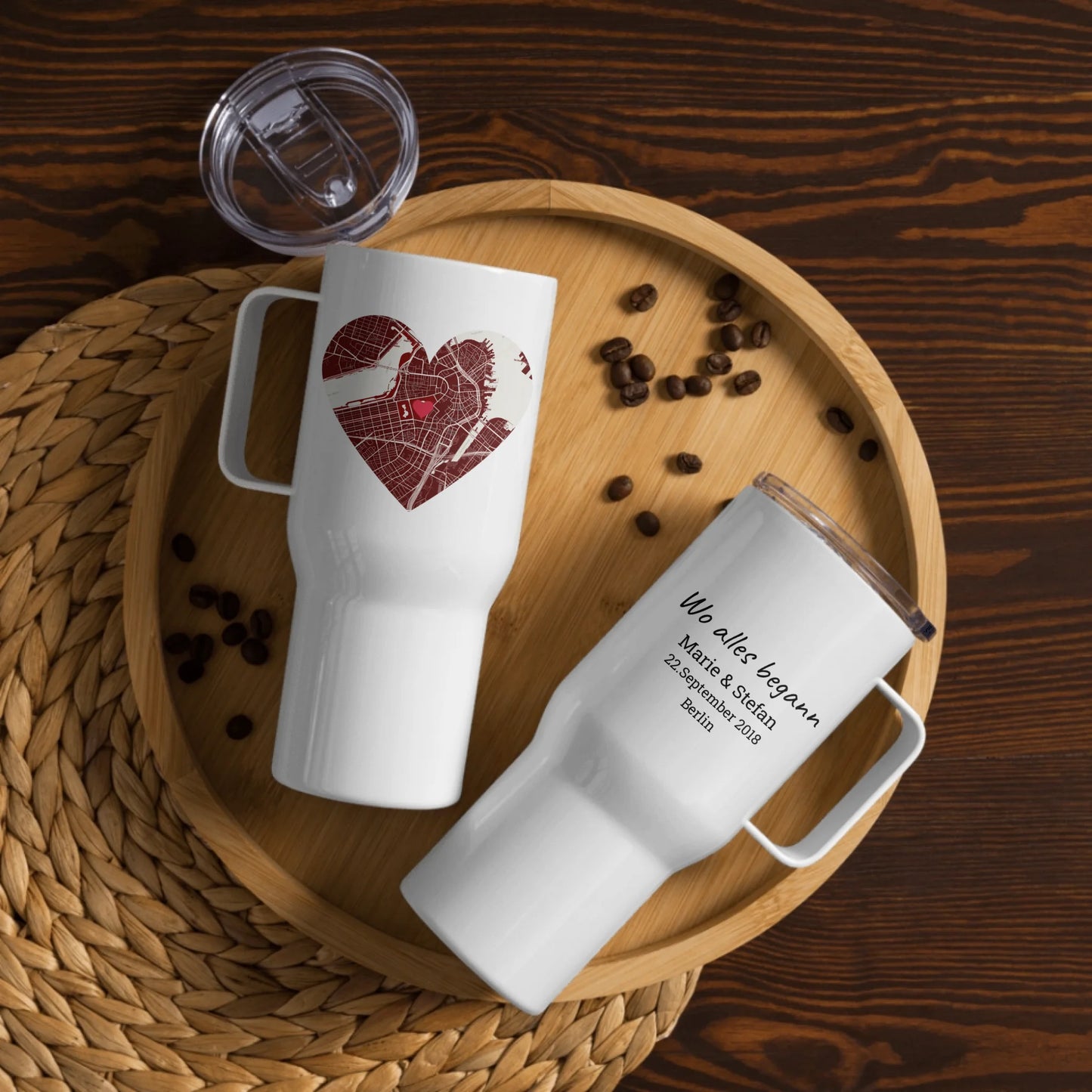 Bis zu 3 Fotos und Text - individueller Quencher | Thermobecher
