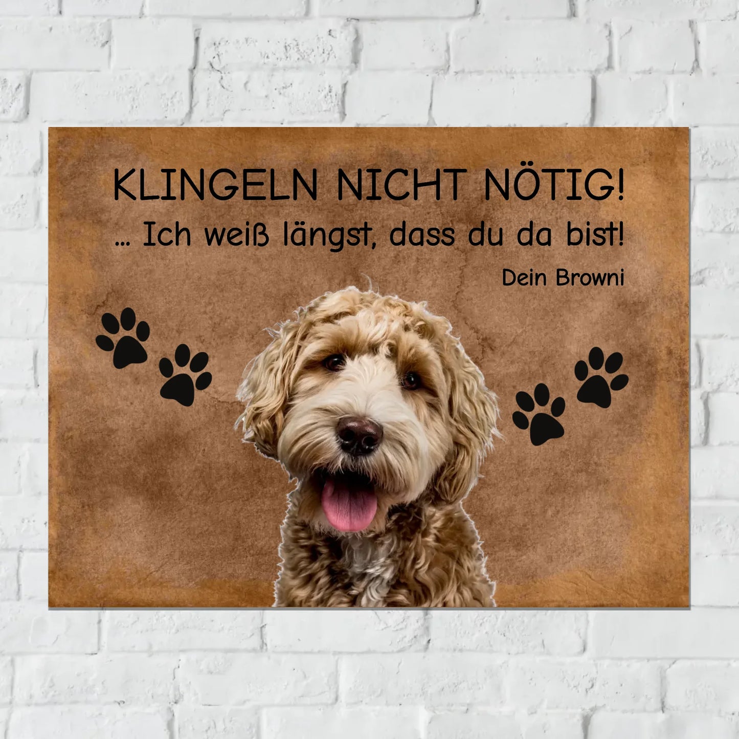 Aluminium Schild für Innen und Außen