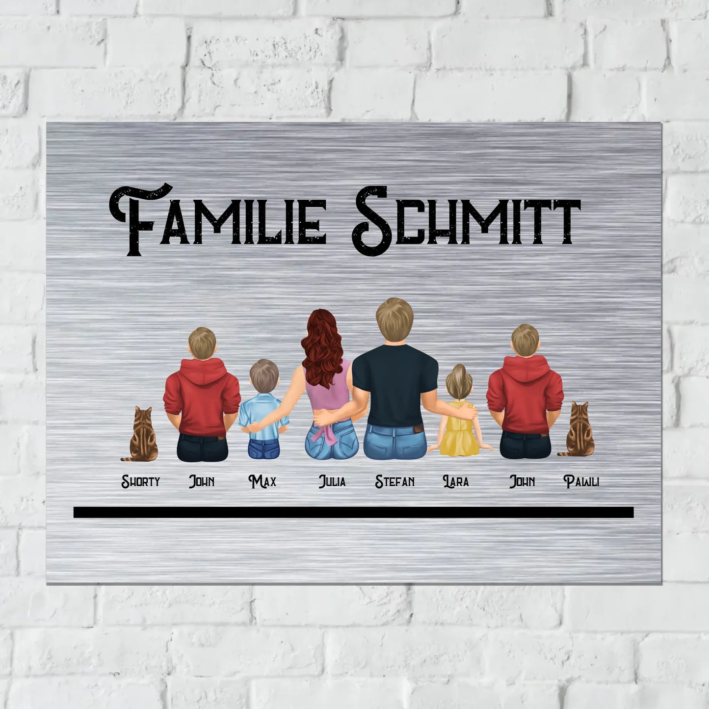 Aluminium Schild für Innen und Außen