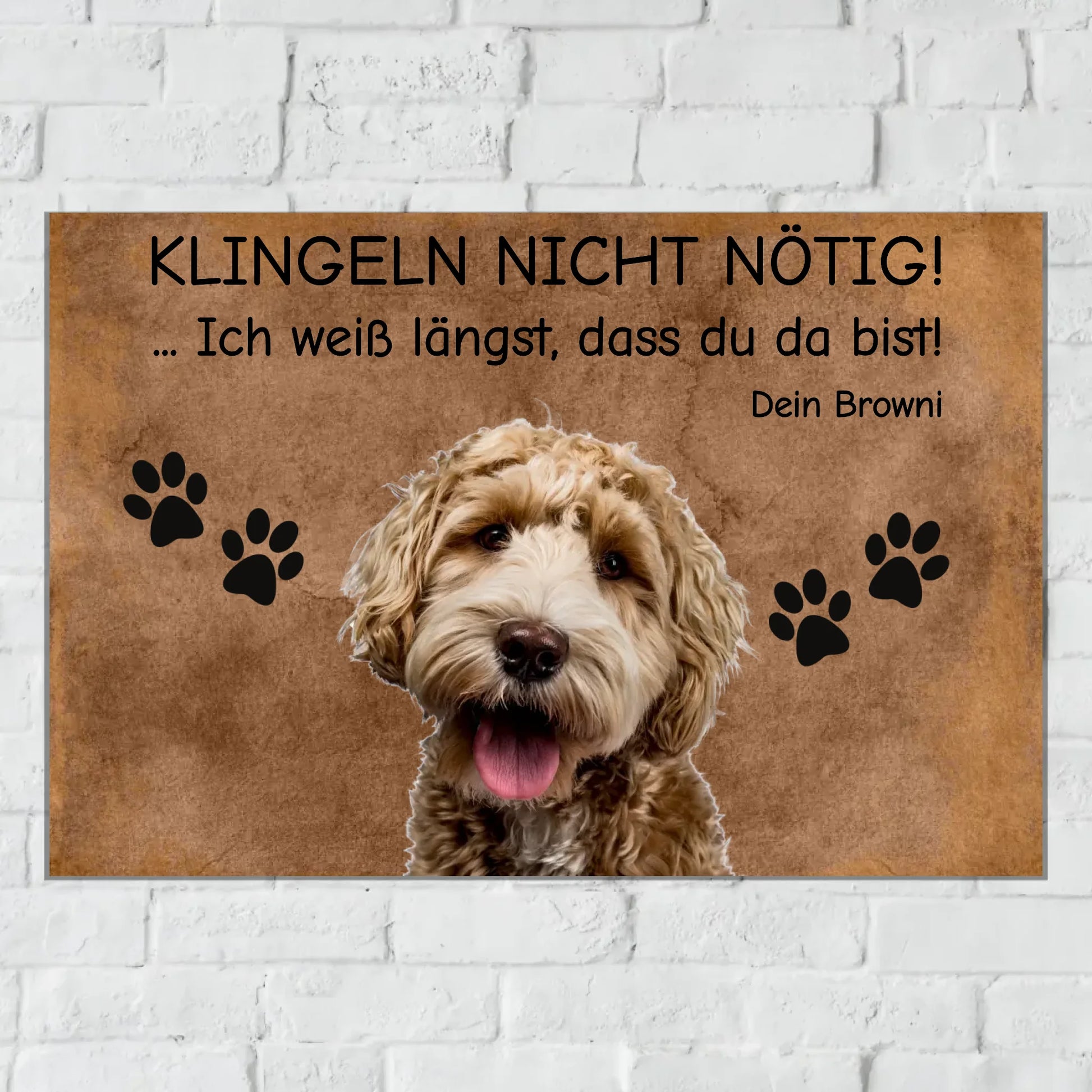 Aluminium Schild für Innen und Außen