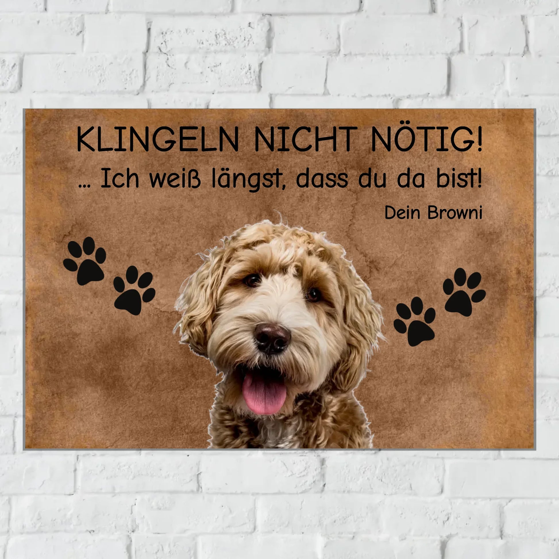 Aluminium Schild für Innen und Außen