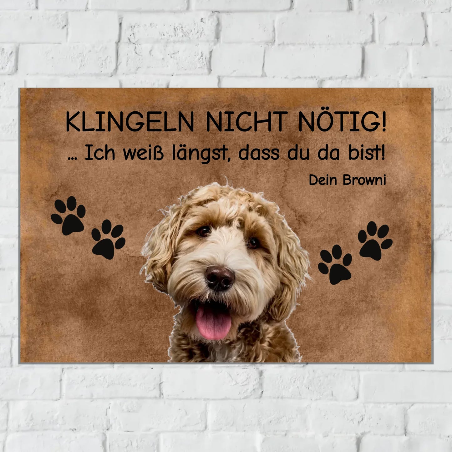 Aluminium Schild für Innen und Außen