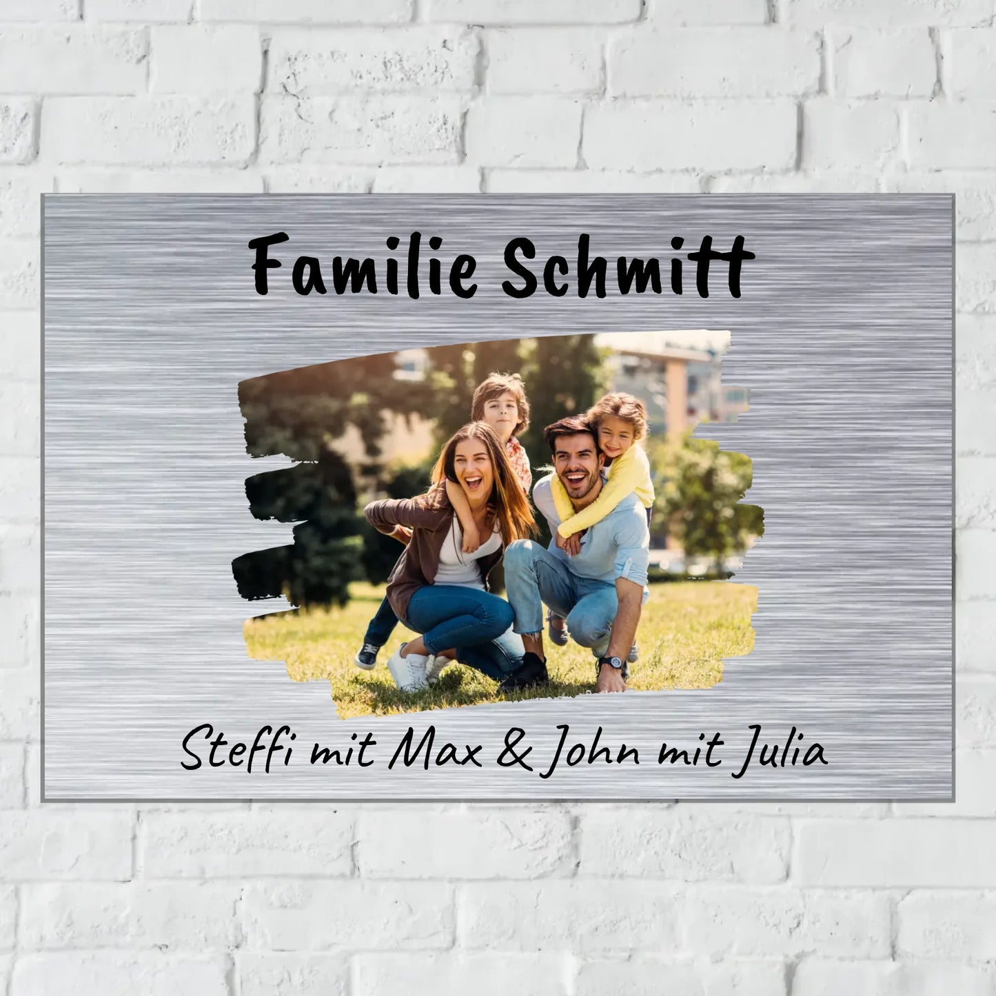 Aluminium Schild für Innen und Außen