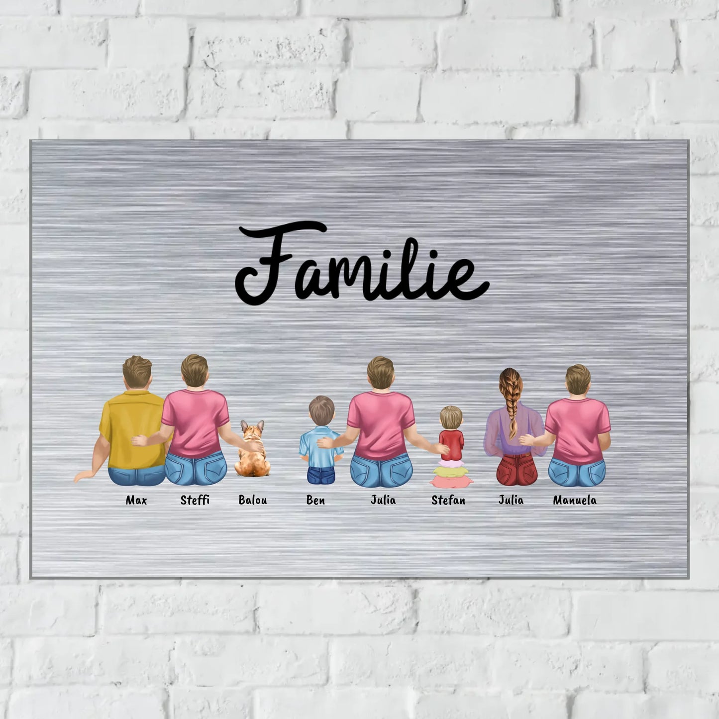 Aluminium Schild für Innen und Außen