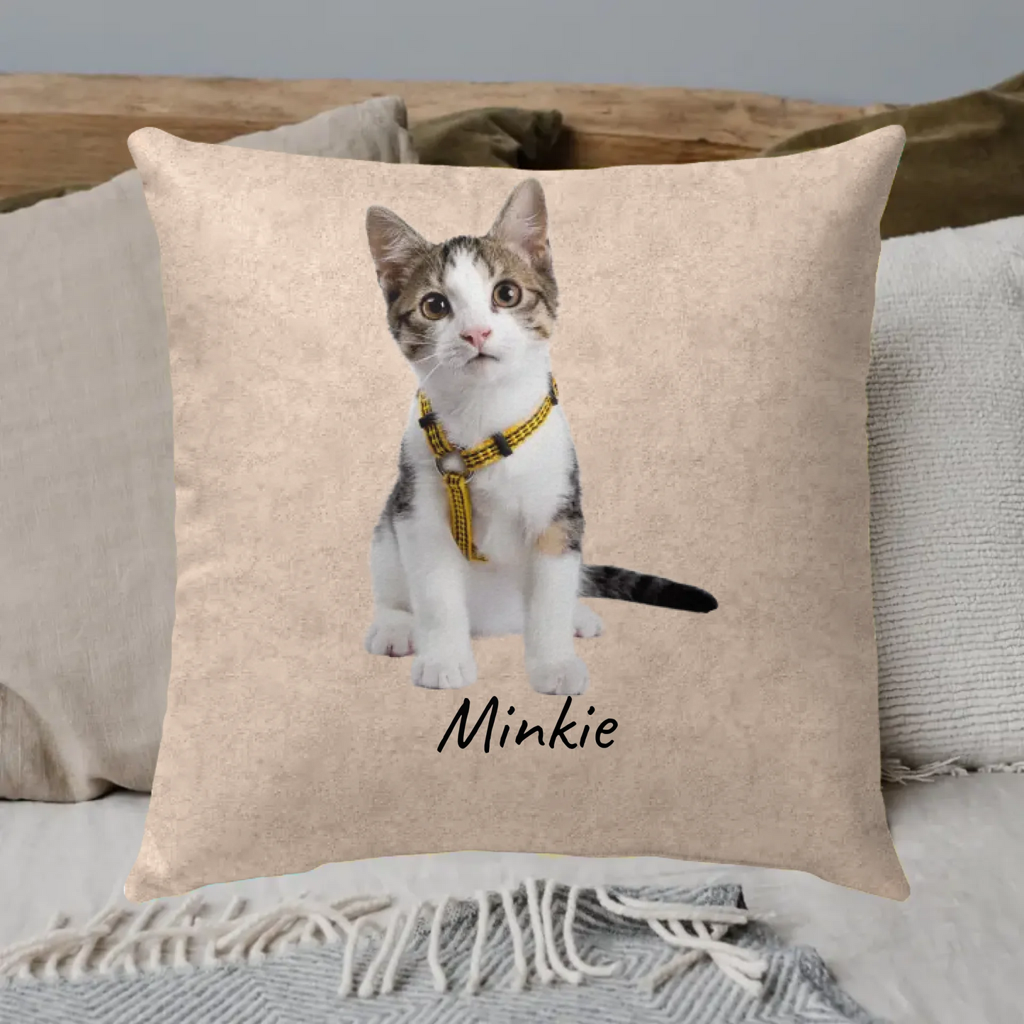Katzen-Foto ohne Hintergrund - individuelles Sofakissen