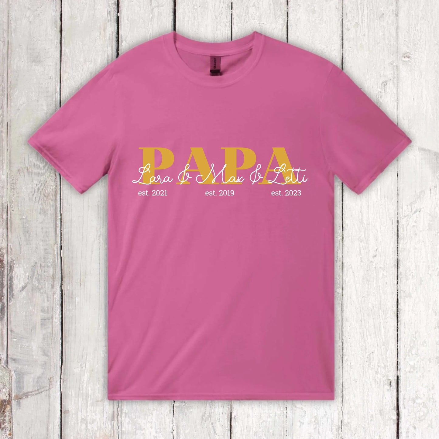 PAPA/MAMA - Individuelles T-Shirt