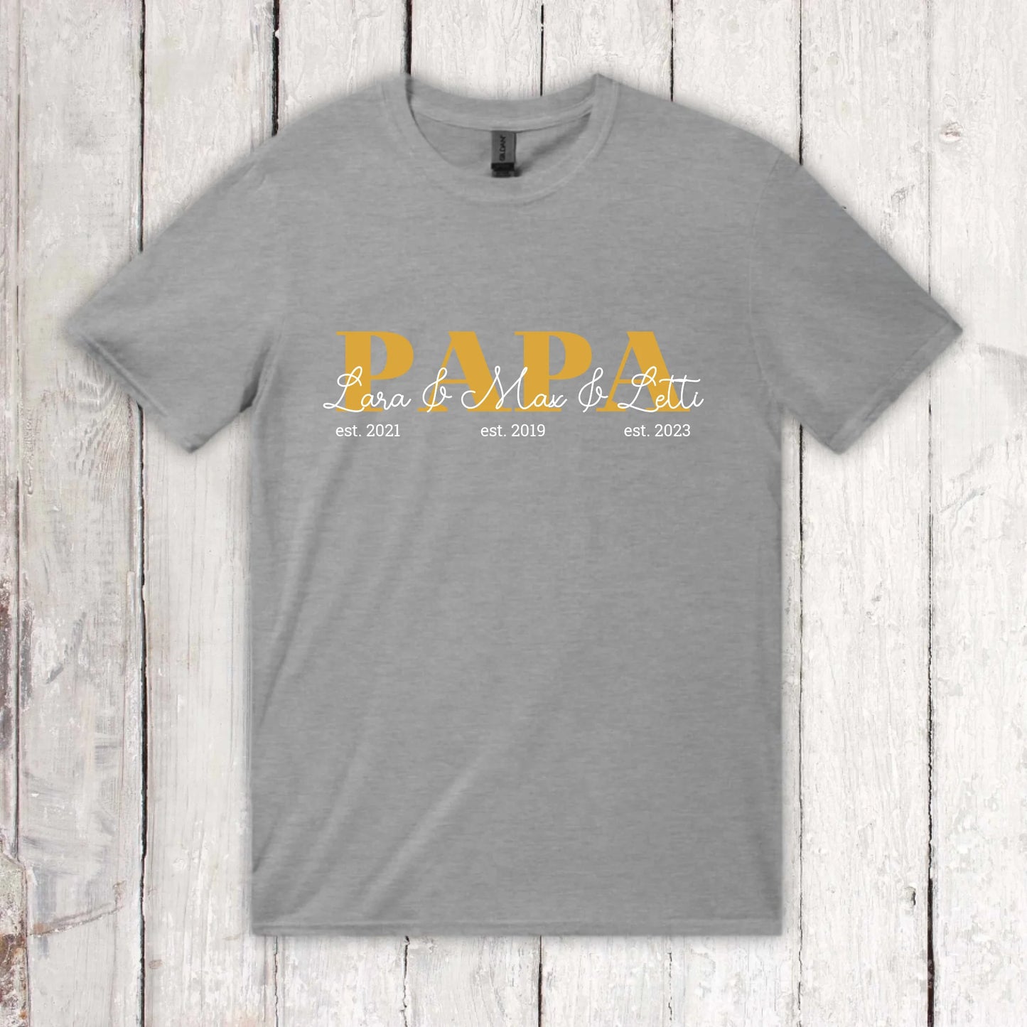 PAPA/MAMA - Individuelles T-Shirt
