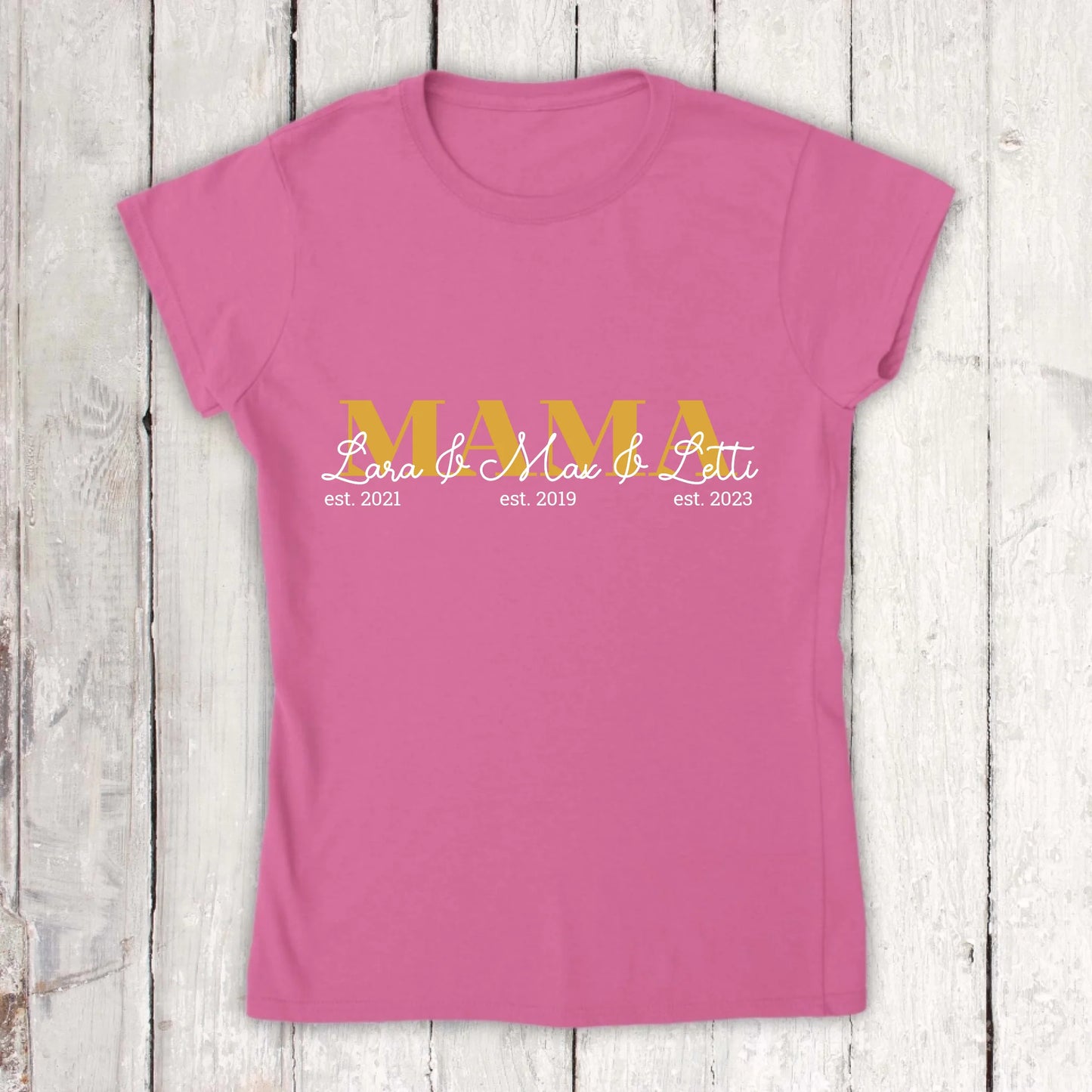PAPA/MAMA - Individuelles T-Shirt