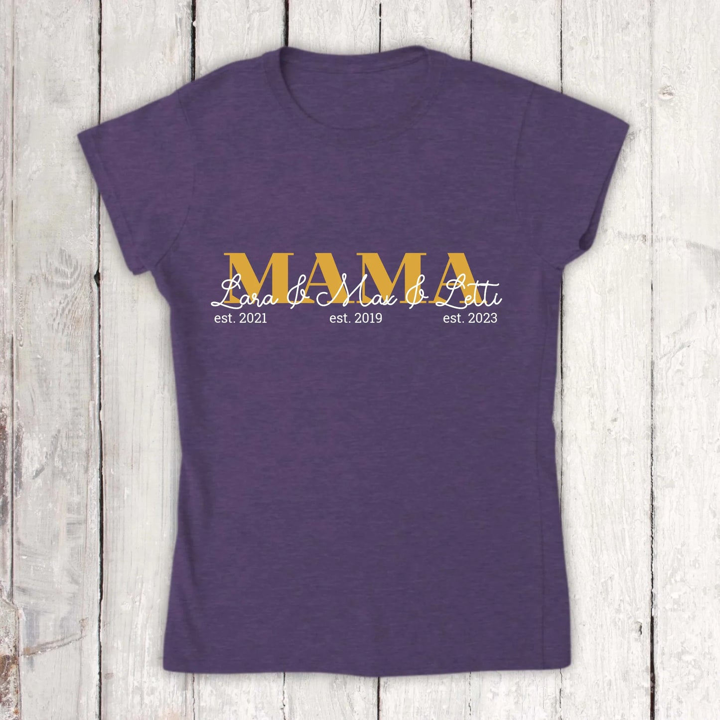 PAPA/MAMA - Individuelles T-Shirt