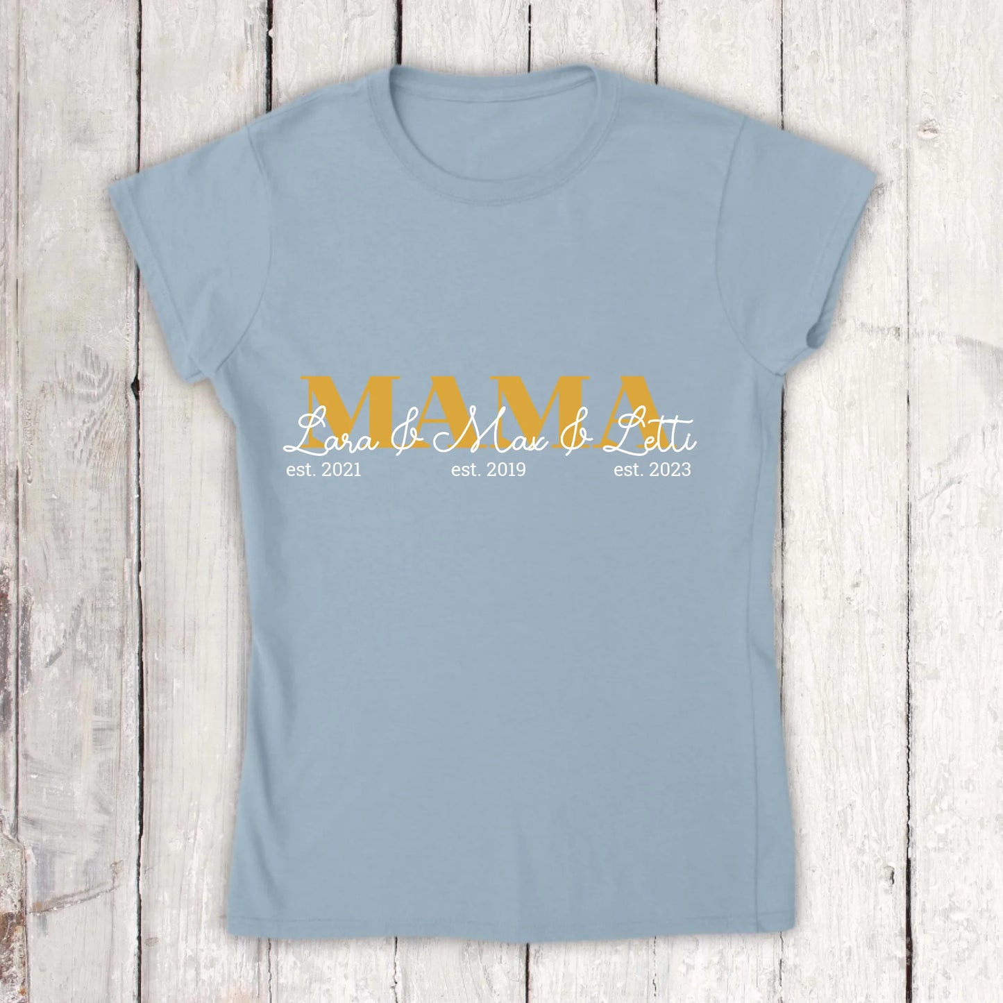 PAPA/MAMA - Individuelles T-Shirt
