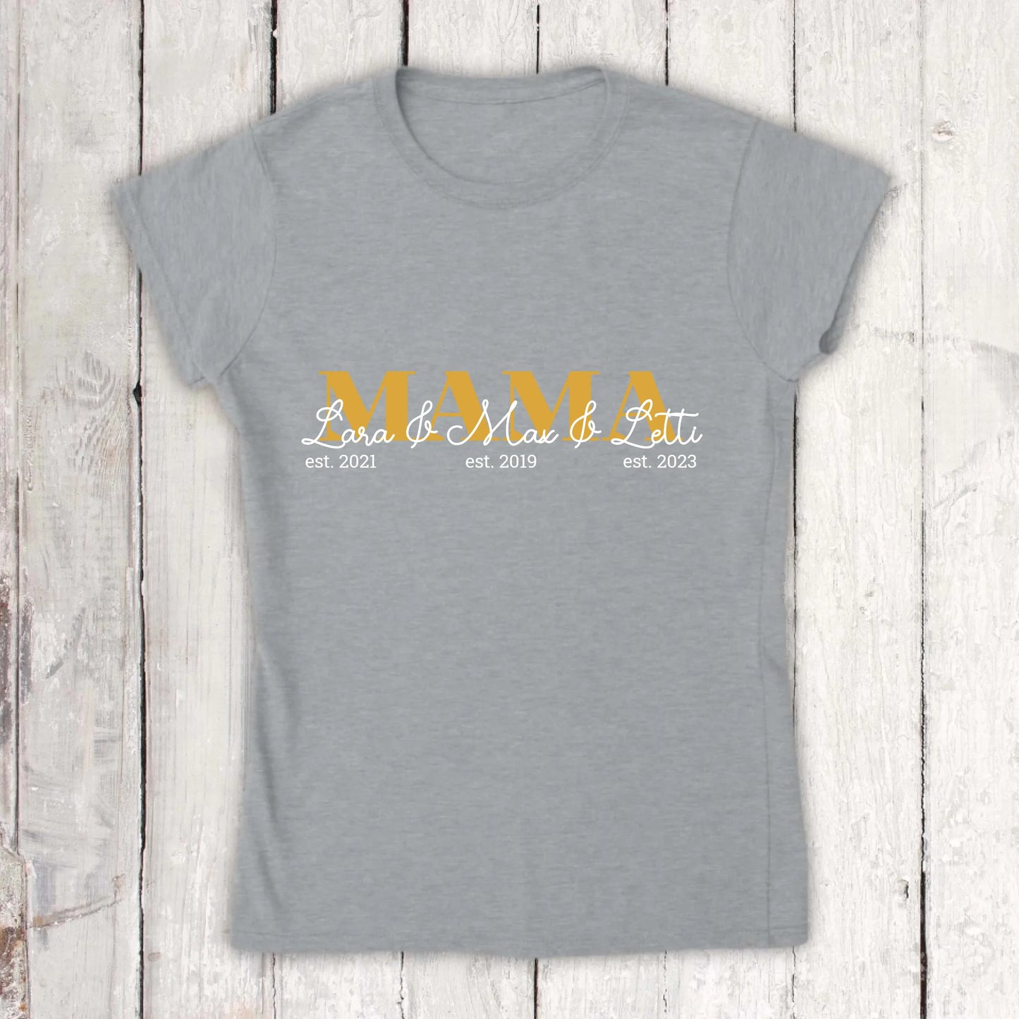 PAPA/MAMA - Individuelles T-Shirt