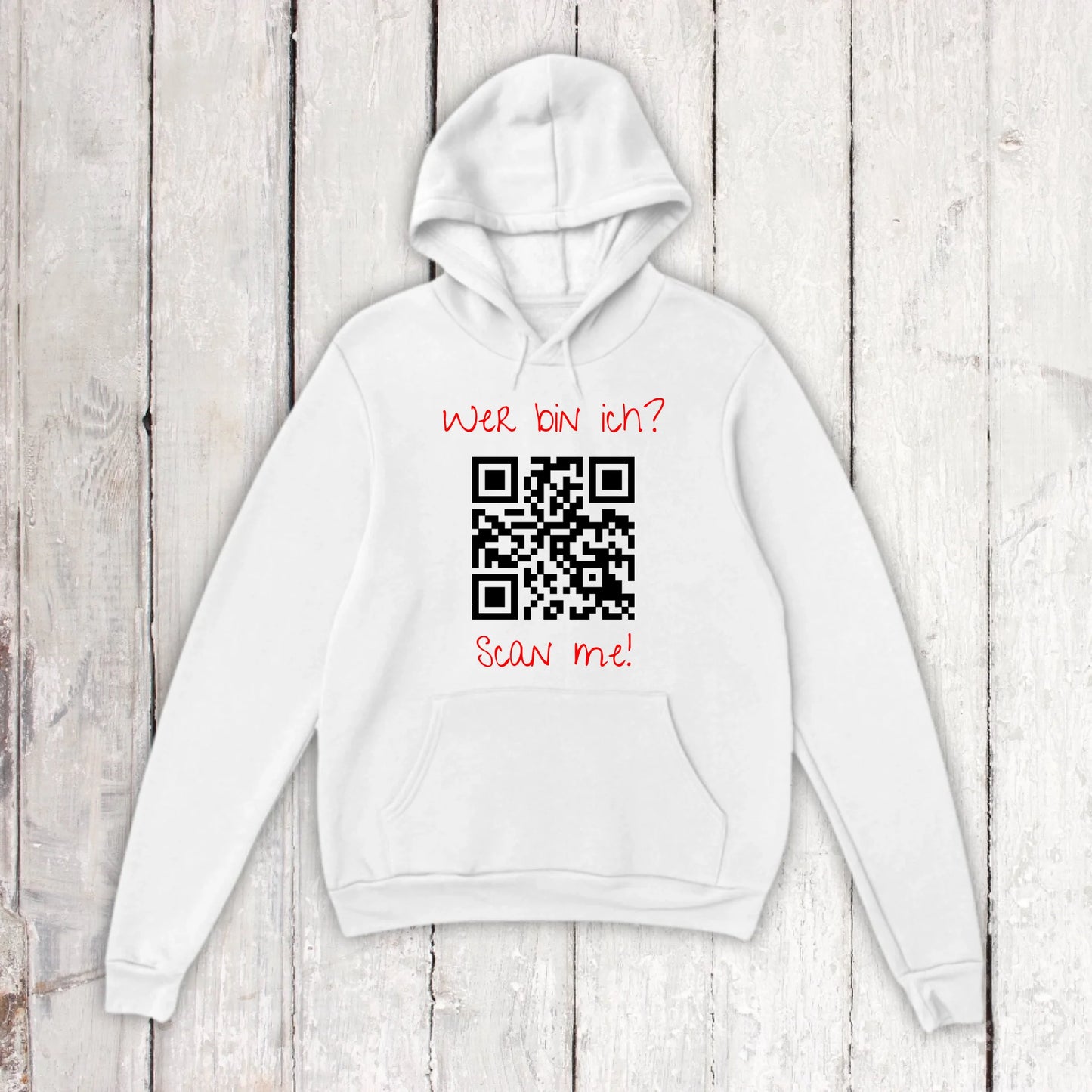 dein QR-Code | Strichcode mit Text - individuelles T-Shirt | Personalize Palace