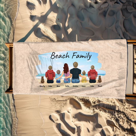 Strandhandtuch oder Poolhandtuch