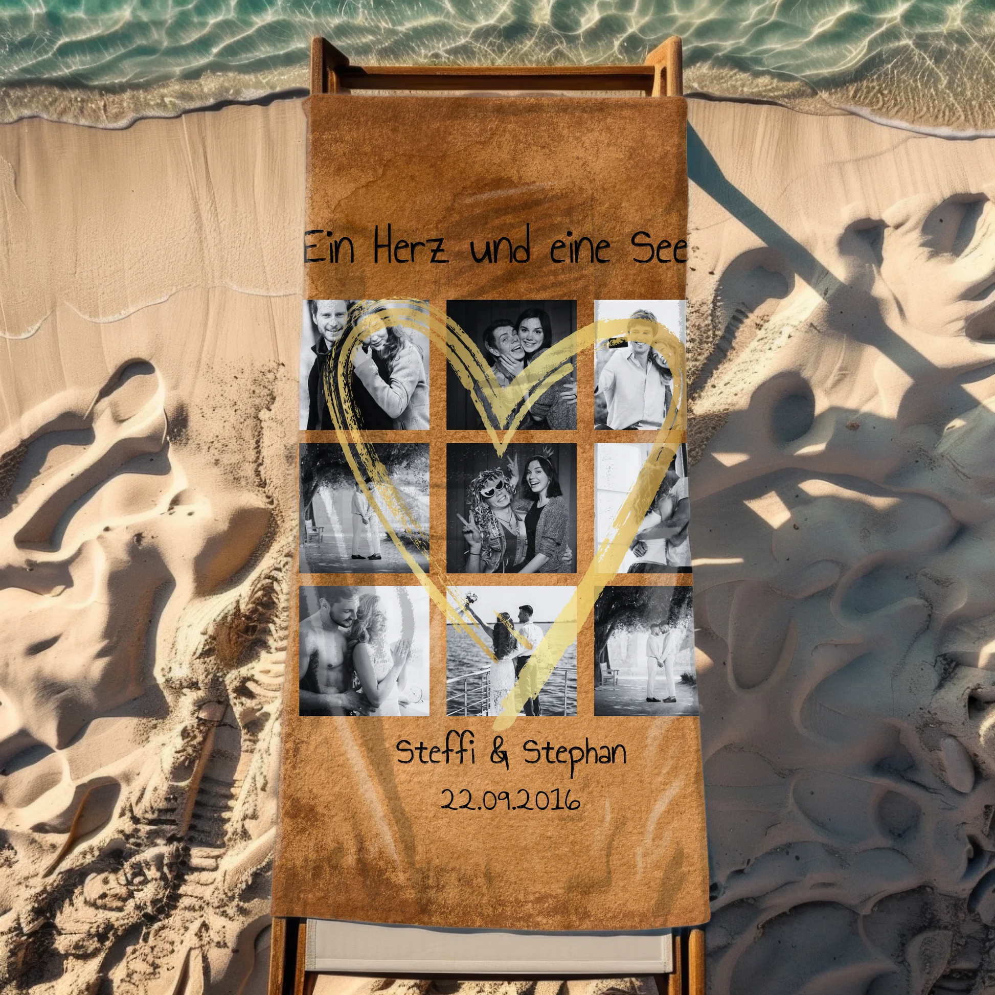 Strandhandtuch oder Poolhandtuch