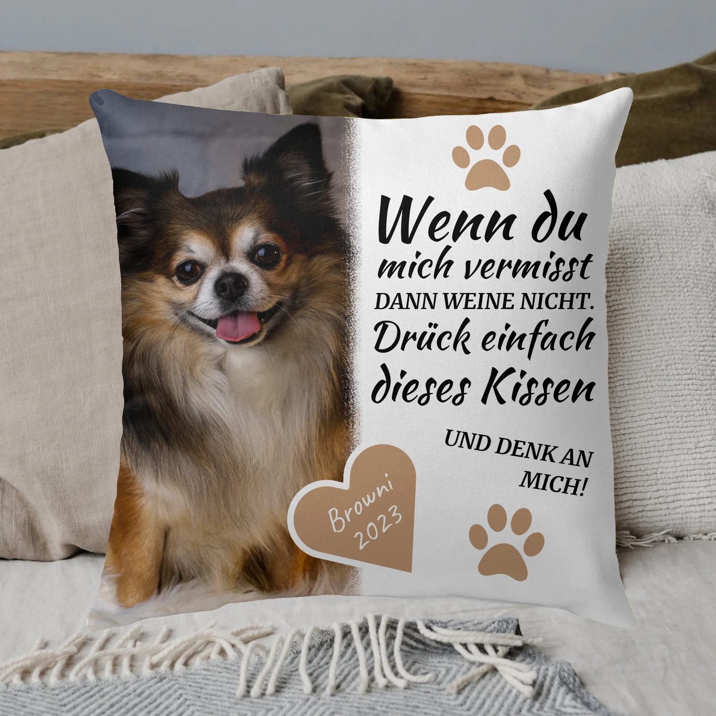 beleuchtete Katzen Herztafel - individuelles Acryl LED Licht in Herzform