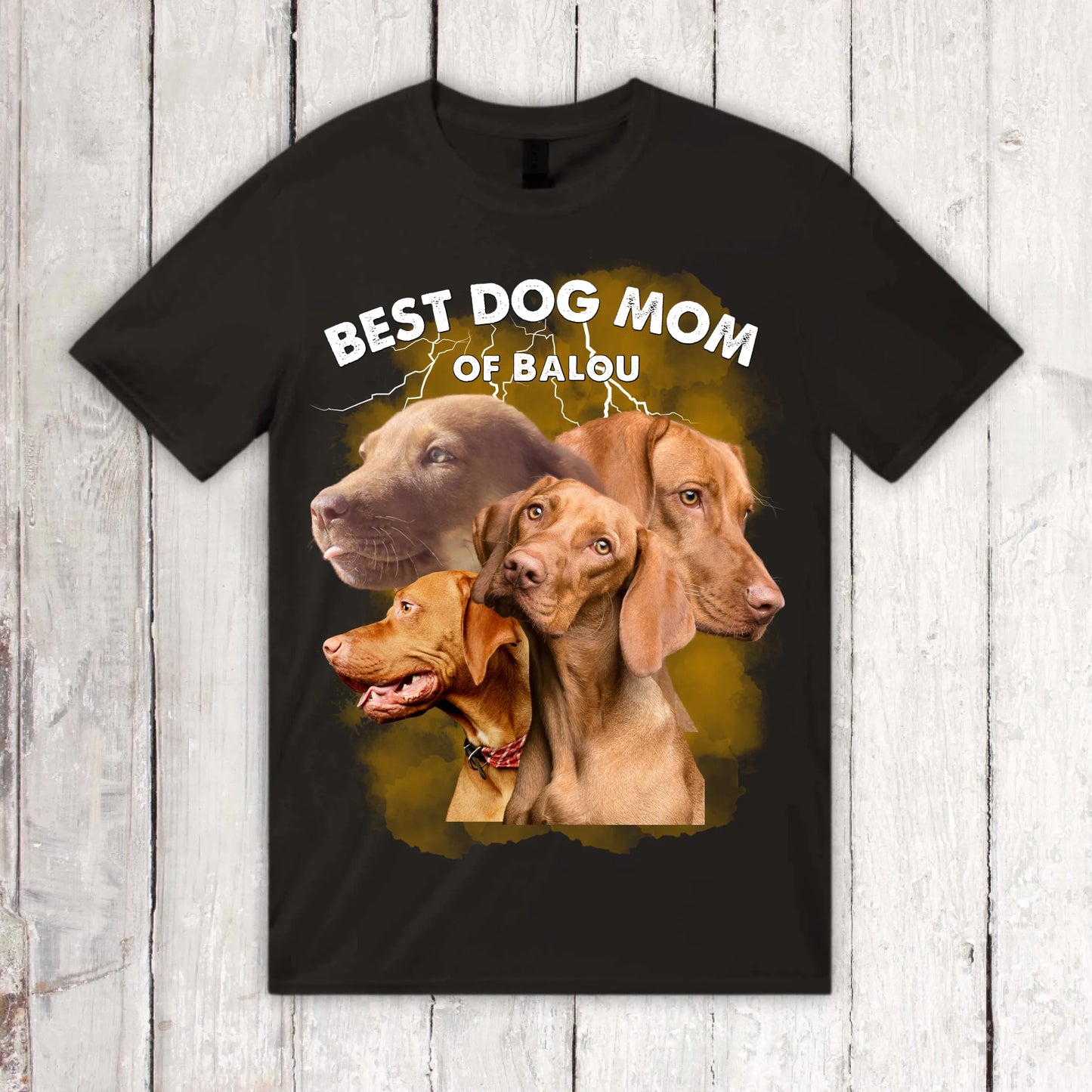 Dein 90er Foto Shirt mit bis zu 4 Fotos - Individuelles T-Shirt