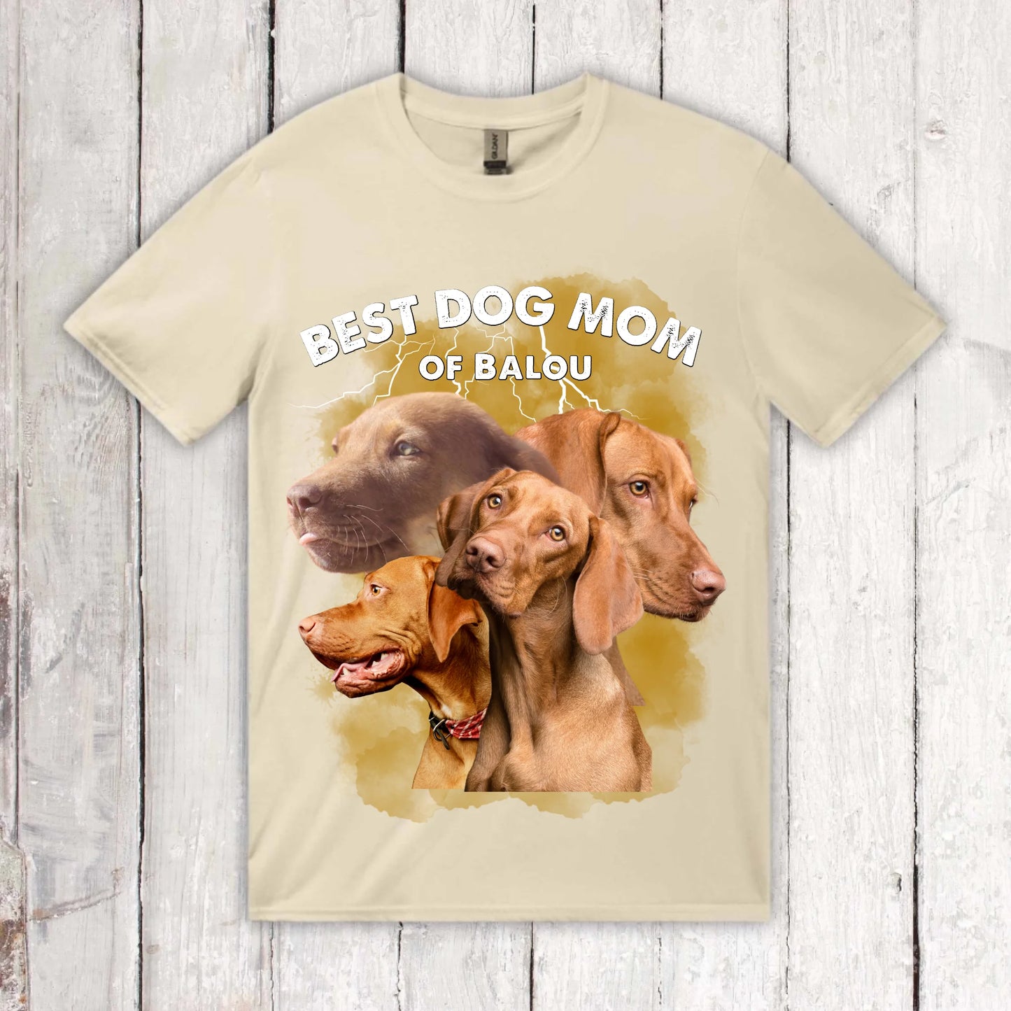 Dein 90er Foto Shirt mit bis zu 4 Fotos - Individuelles T-Shirt