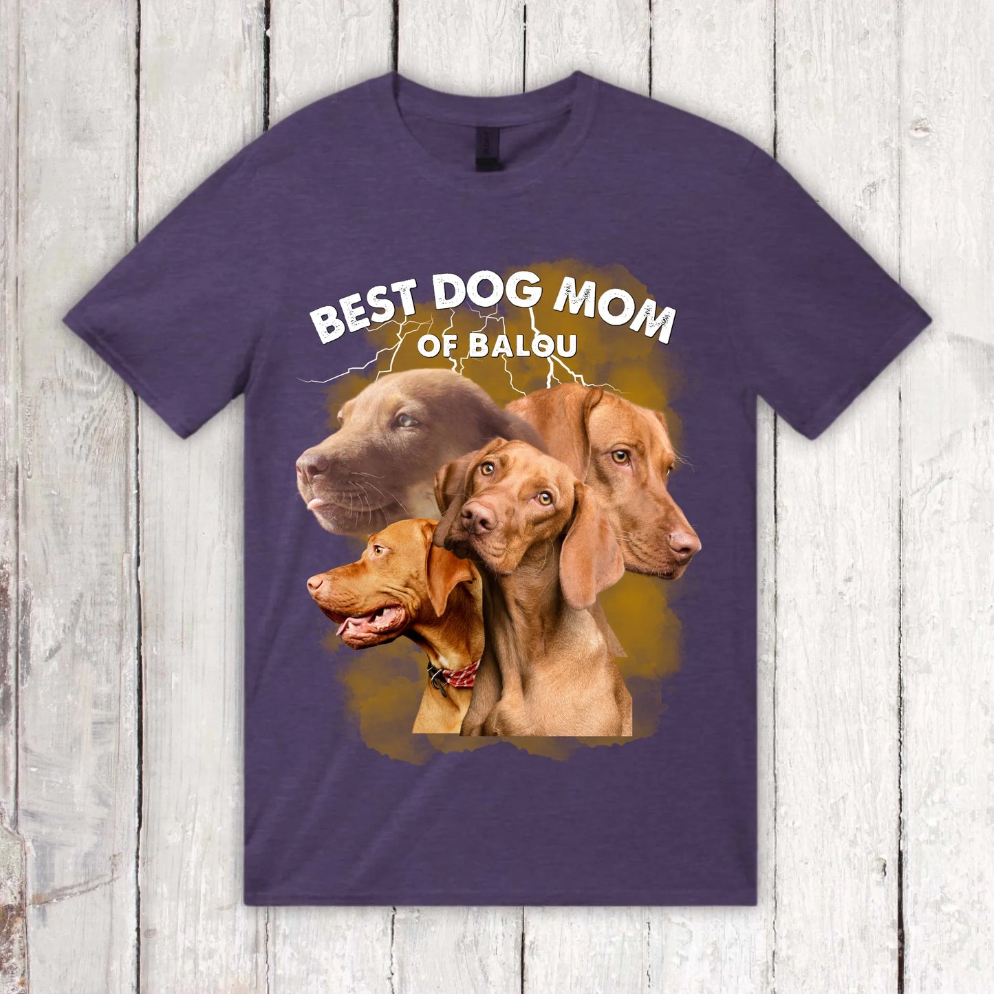 Dein 90er Foto Shirt mit bis zu 4 Fotos - Individuelles T-Shirt