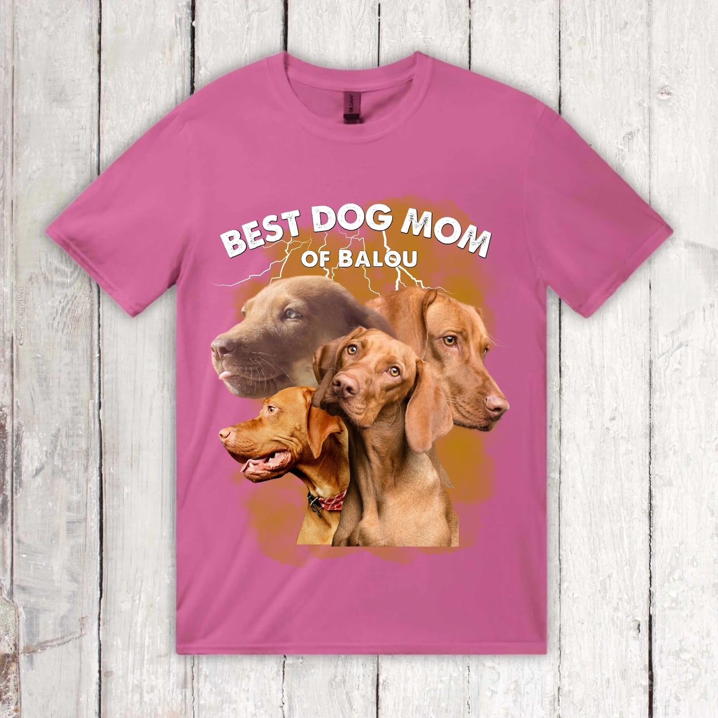 Dein 90er Foto Shirt mit bis zu 4 Fotos - Individuelles T-Shirt