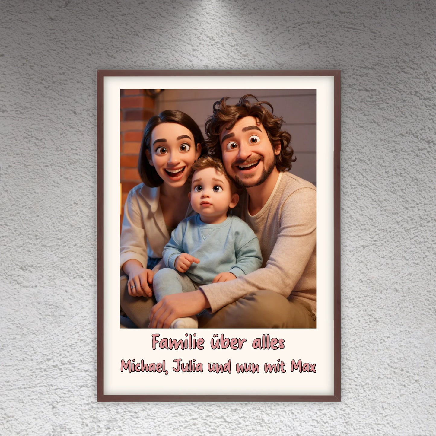 Poster mit Galerierahmen im Comic Stil selber gestalten