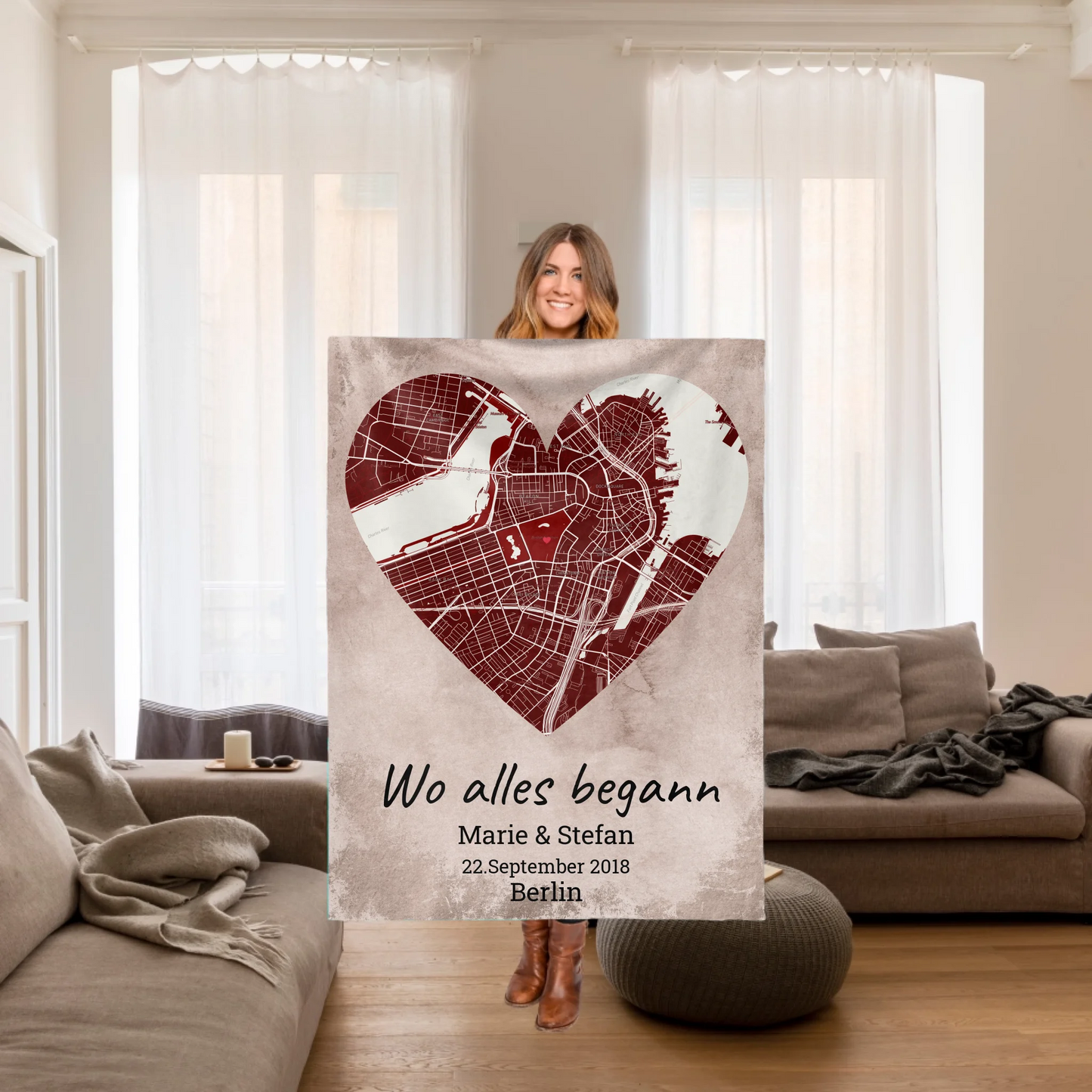 Paar und Familien Fotodecke mit bis zu 5 Fotos