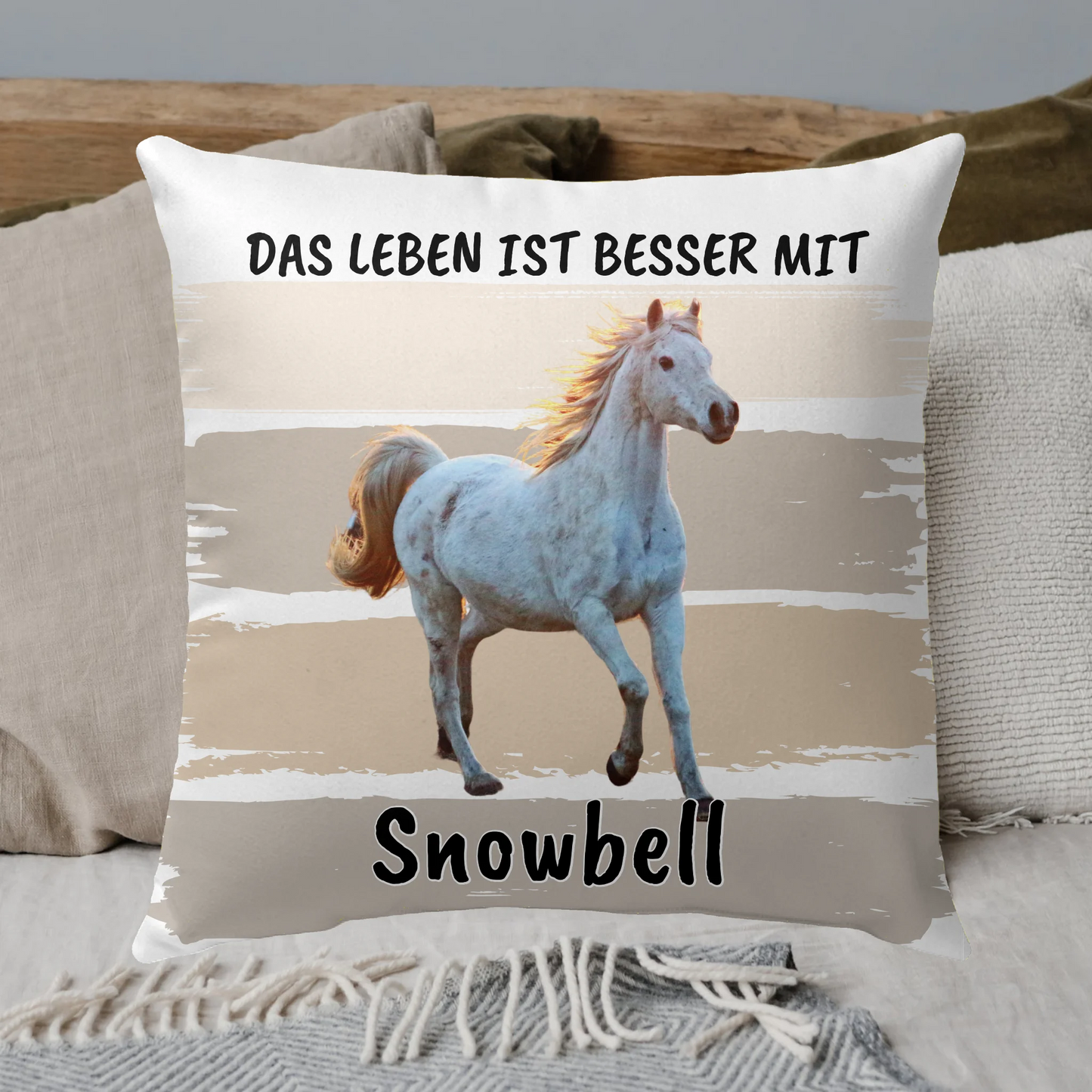 Drück mich - individuelle Pferde-Fotodecke
