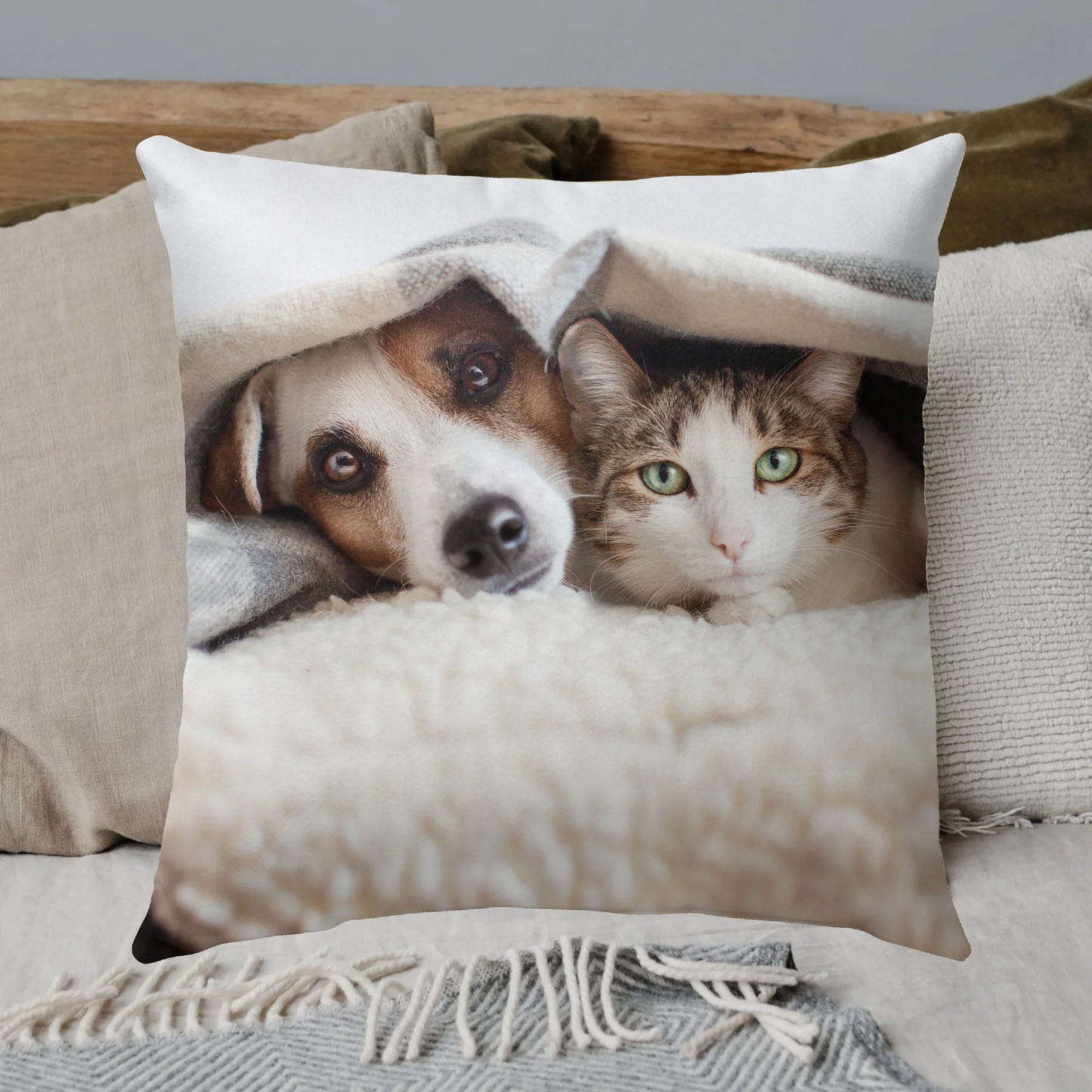 Hunde-Foto ohne Hintergrund - individuelles Kissen