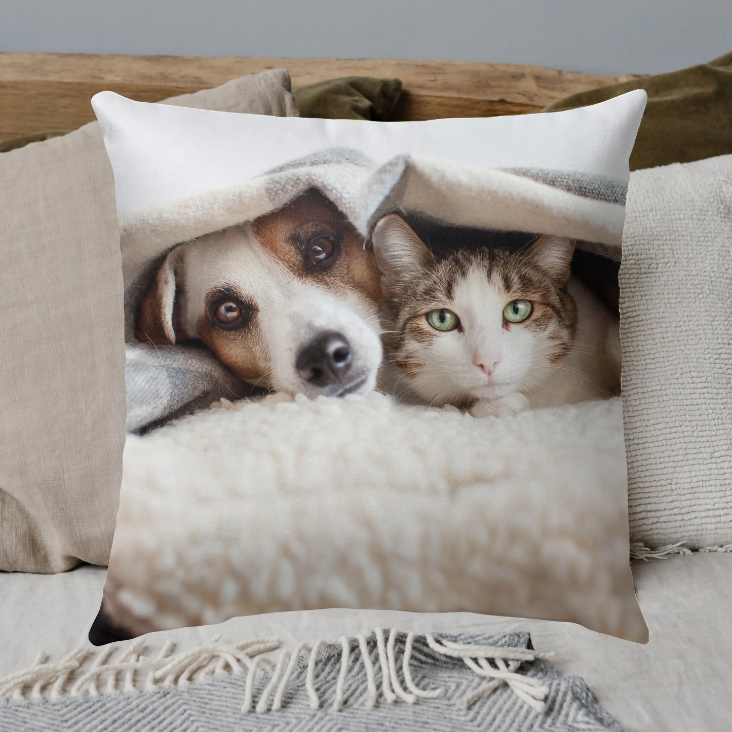 Wenn du mich vermisst - Individuelles Kissen