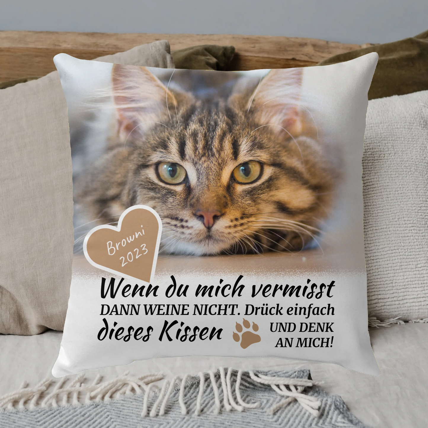 Danke an deinen Hund - Individuelles Kissen