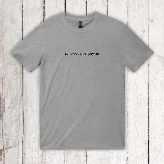eure gemeinsamen Koordinaten - individuelles T-Shirt
