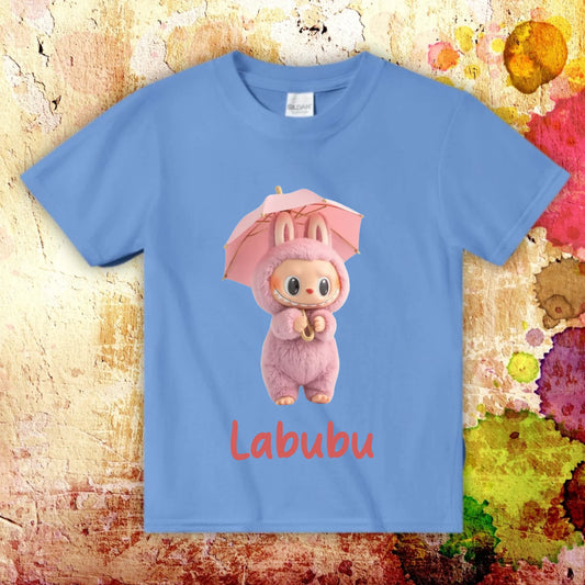 dein Labubu T-Shirt mit Name - individuelles Kinder T-Shirt