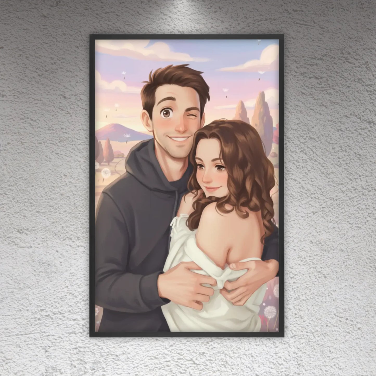 Anime Portrait Poster – Dein Bild im Ghibli-Stil - individuelle Leinwand