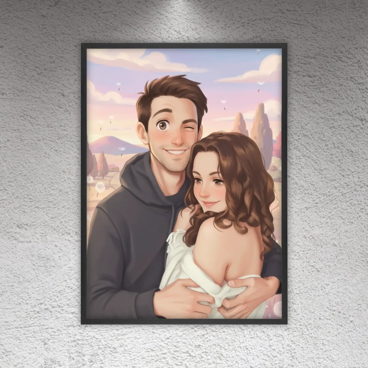 Anime Portrait Poster – Dein Bild im Ghibli-Stil - individuelle Leinwand
