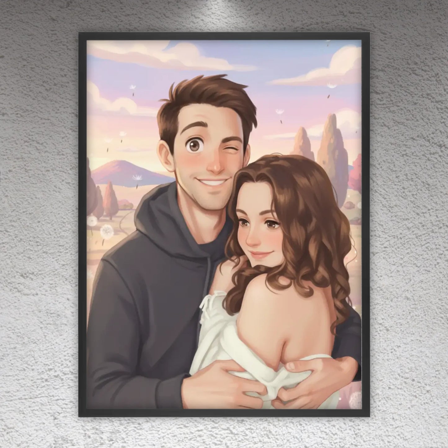 Anime Portrait Poster – Dein Bild im Ghibli-Stil - individuelle Leinwand