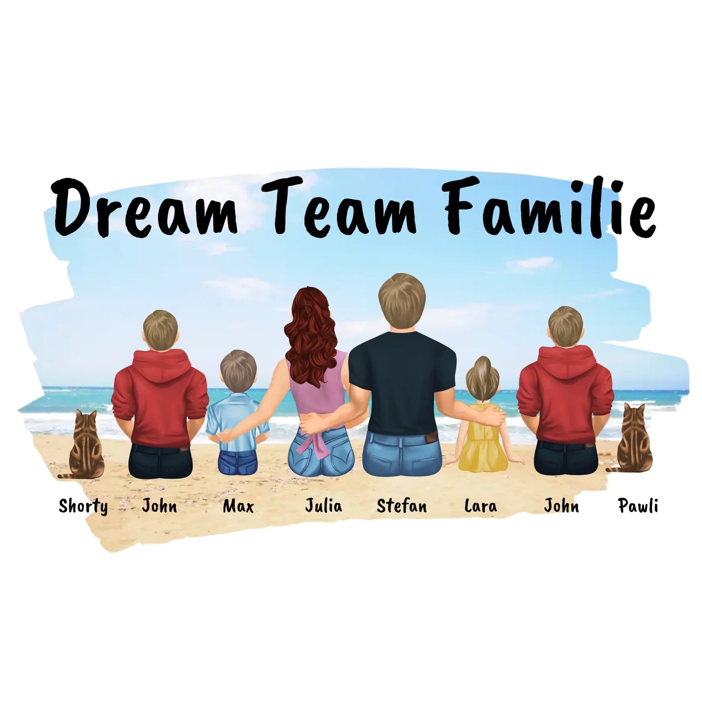 Aufkleber mit Foto und Text - individueller Sticker oder Autoaufkleber