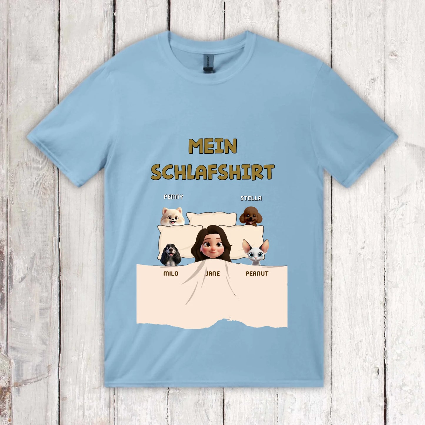 Mein offizielles Schlafshirt - individuelles T-Shirt