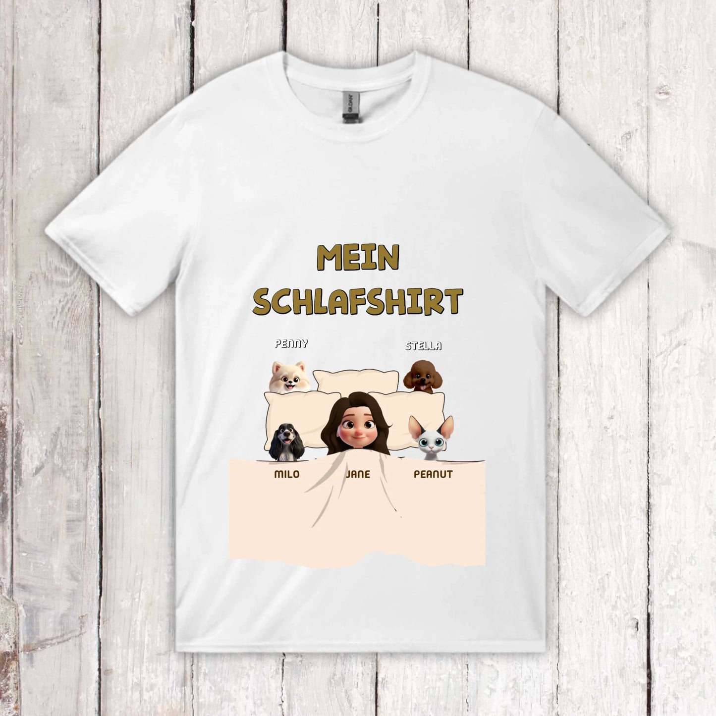 Mein offizielles Schlafshirt - individuelles T-Shirt