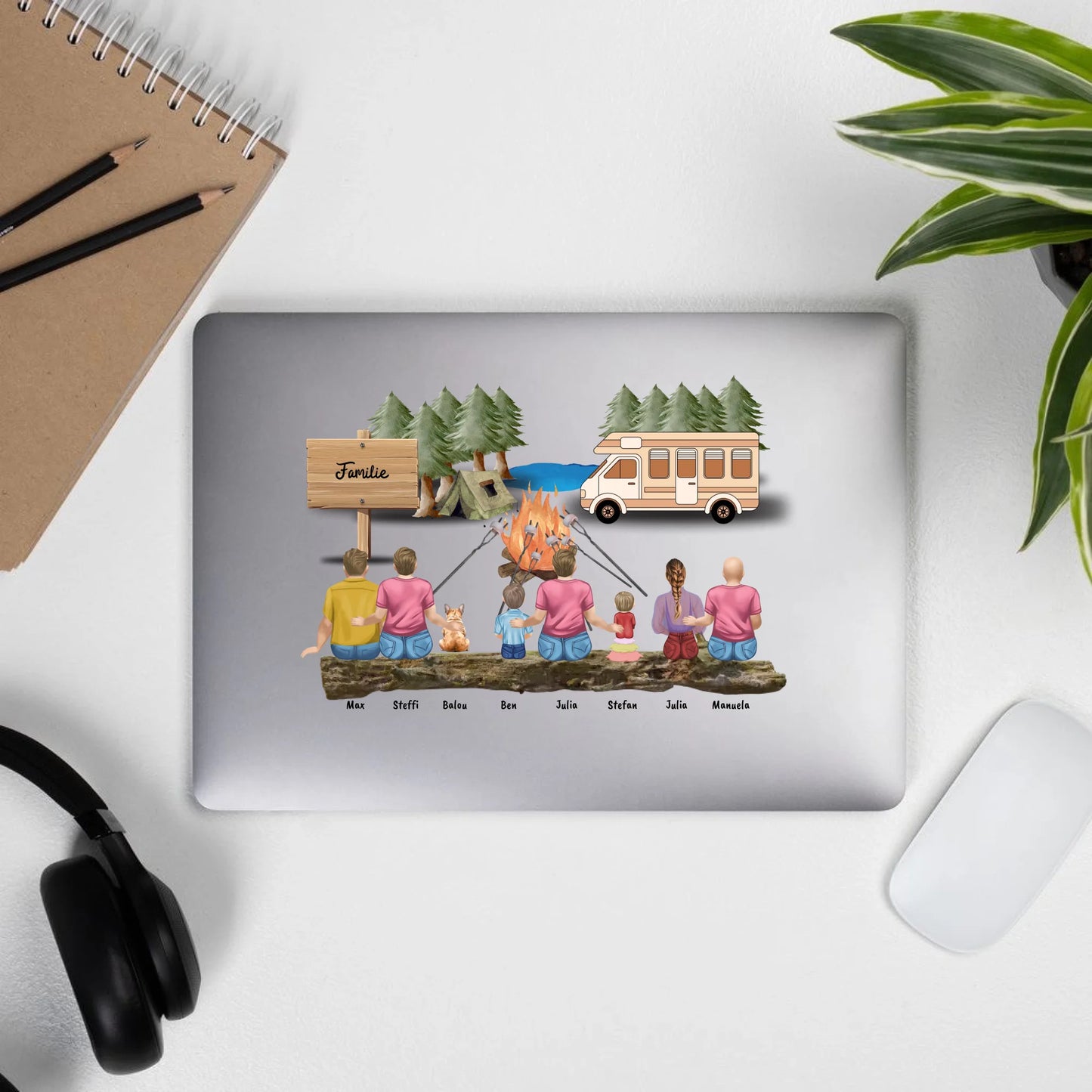 Familie "Wer fährt mit?" Aufkleber - individueller Sticker oder Autoaufkleber