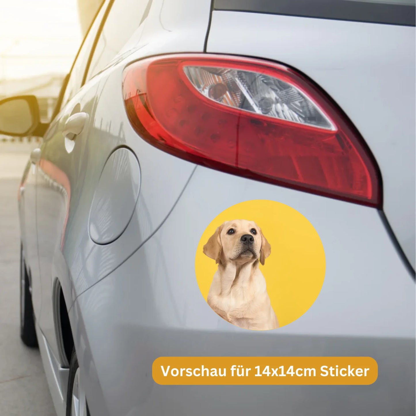 Dein Haustierfoto - Individueller Autoaufkleber | Personalize Palace