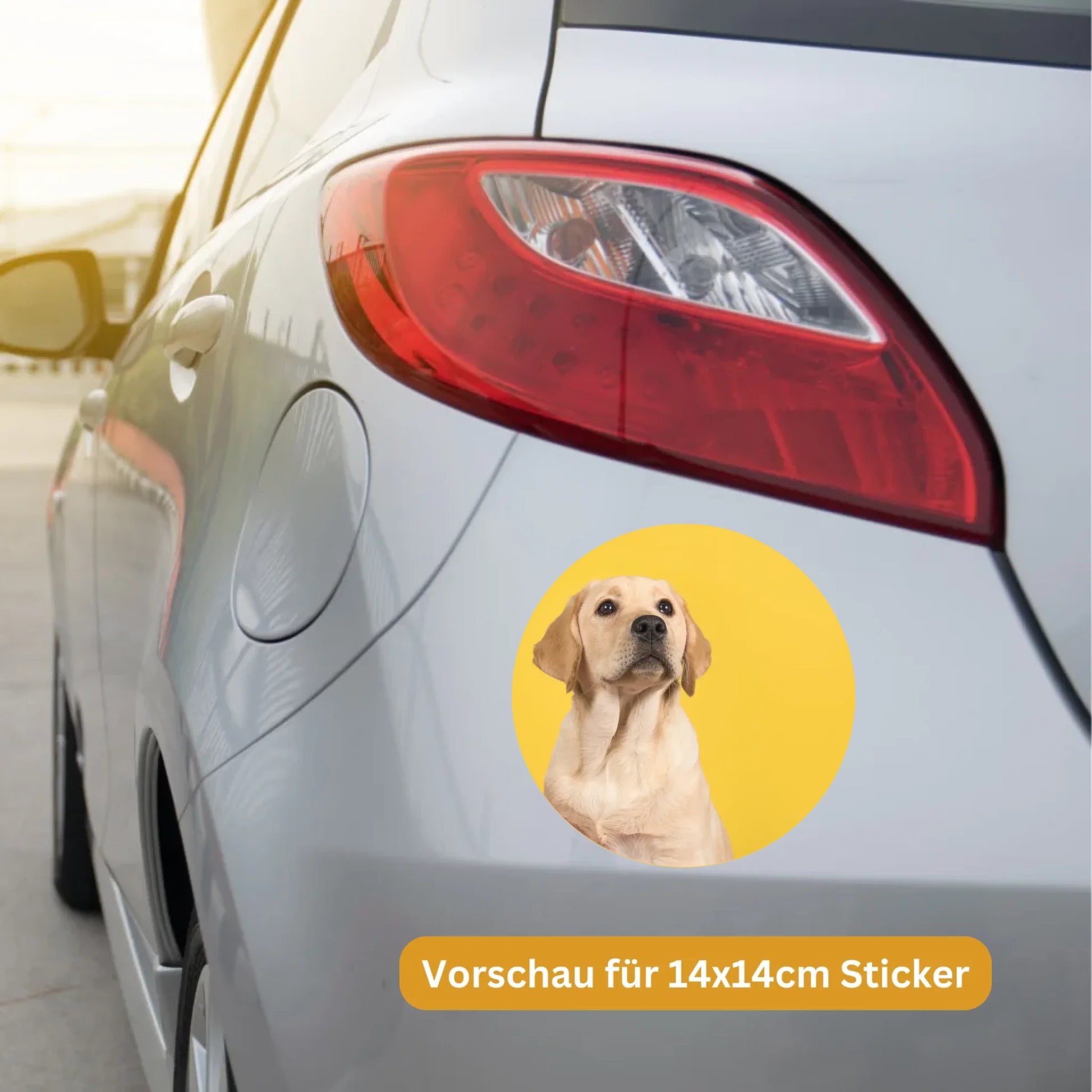 Dein Haustierfoto - Individueller Autoaufkleber | Personalize Palace