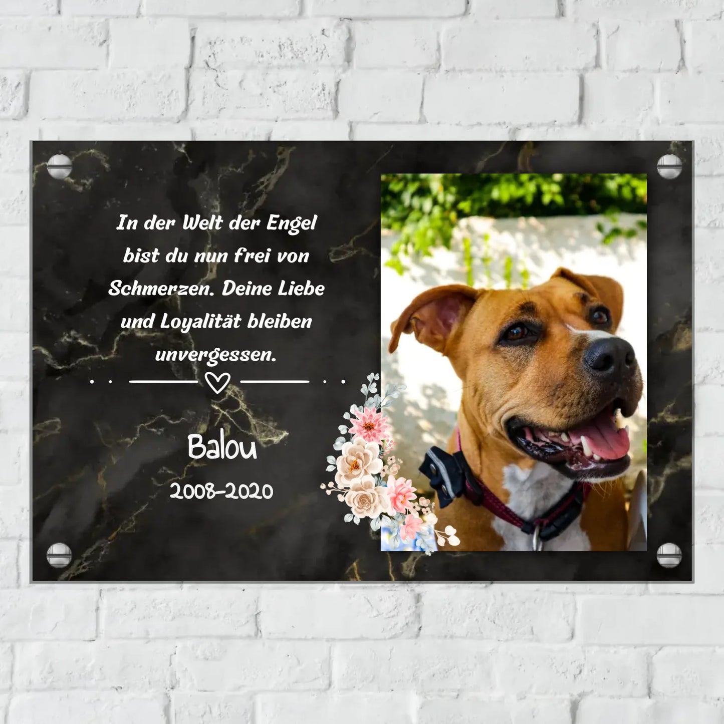 Aluminium Schild für Innen und Außen mit Löchern