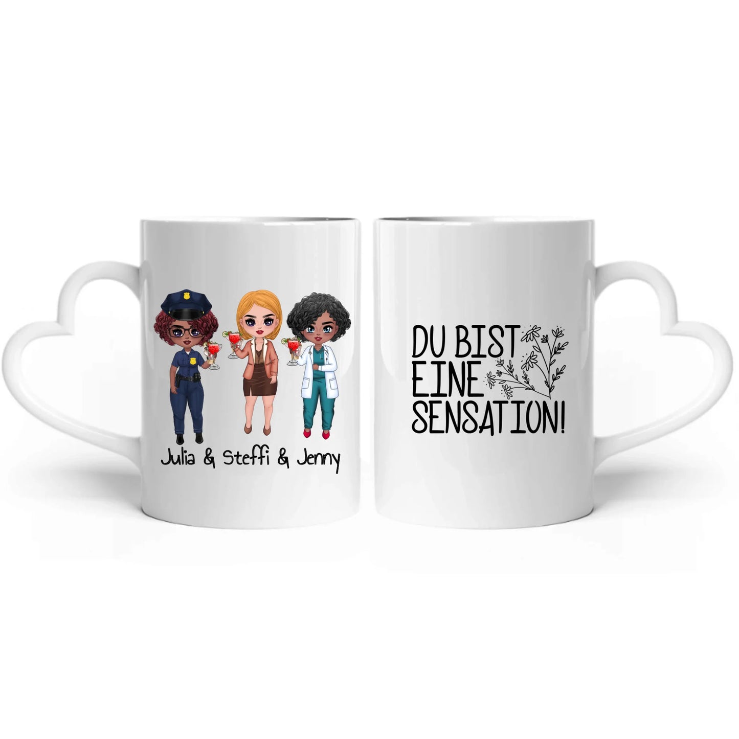 Bestie Fotokissen mit bis zu 3 Fotos - Individuelles Kissen