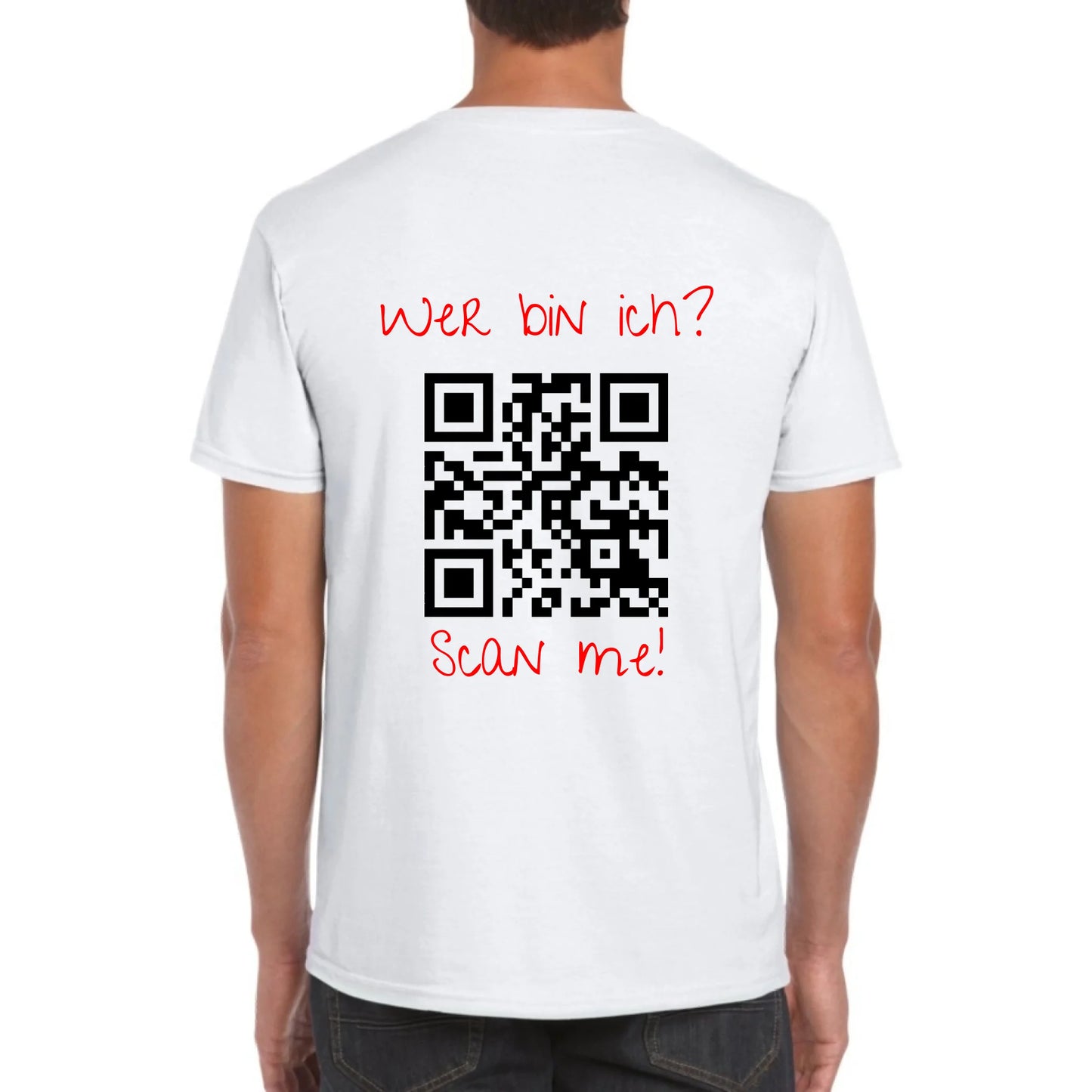 dein QR-Code | Strichcode mit Text - individueller Code Hoodie