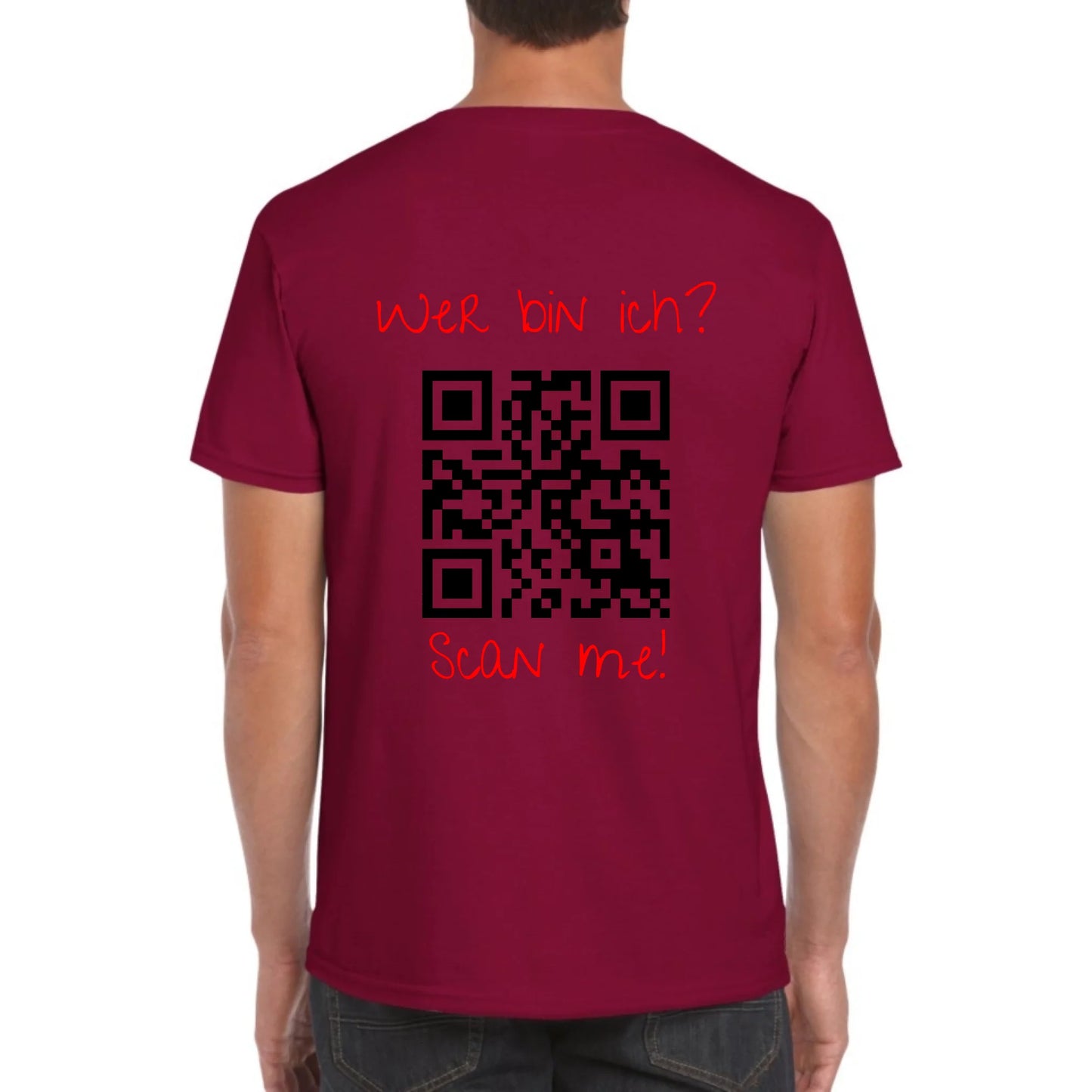 dein QR-Code | Strichcode mit Text - individueller Code Hoodie